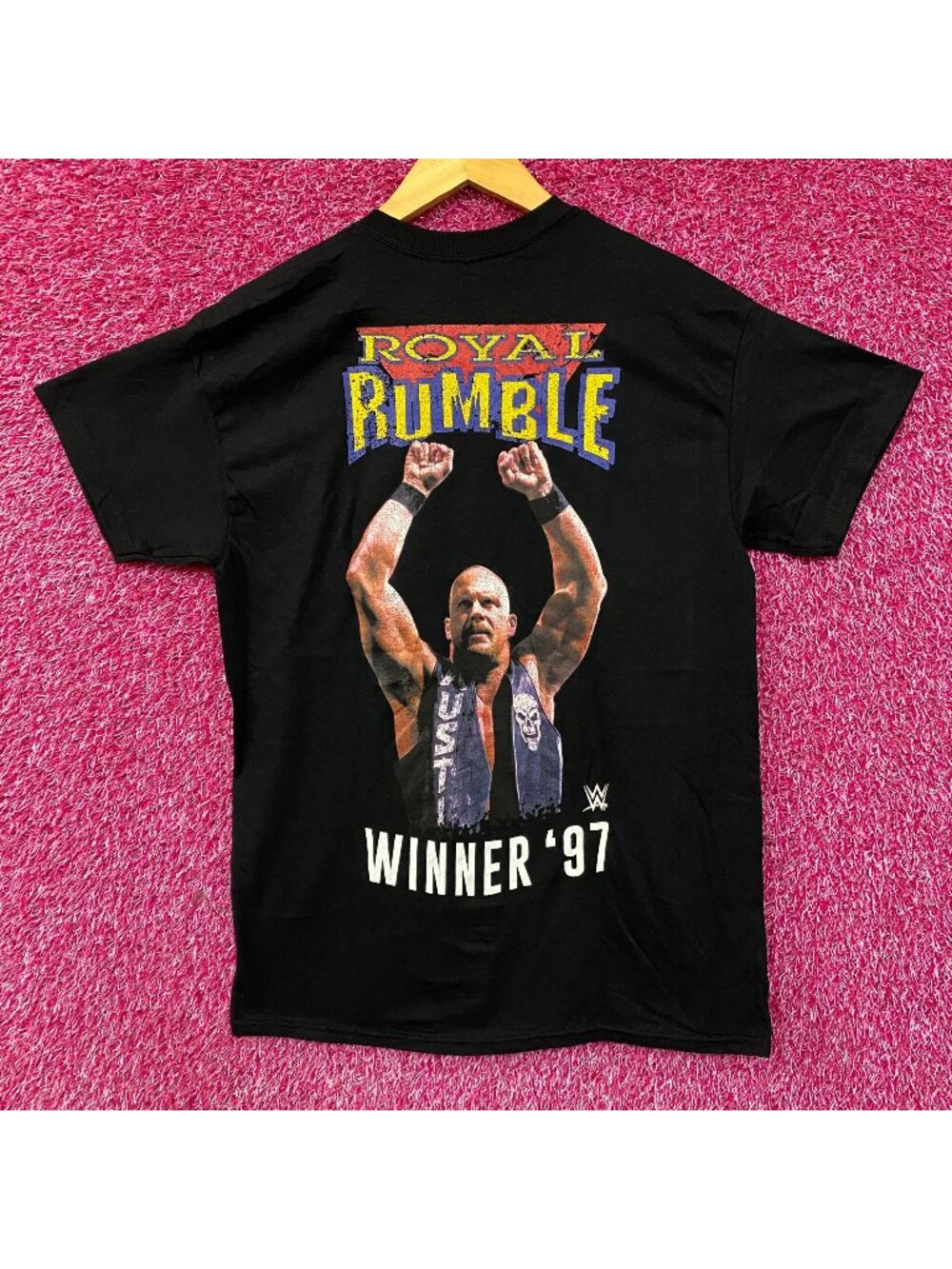 WWE Stone Cold Royal Rumble Winner 97 T-Shirt Medium